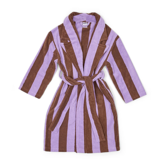 Striped Adult Robe - Jelly
